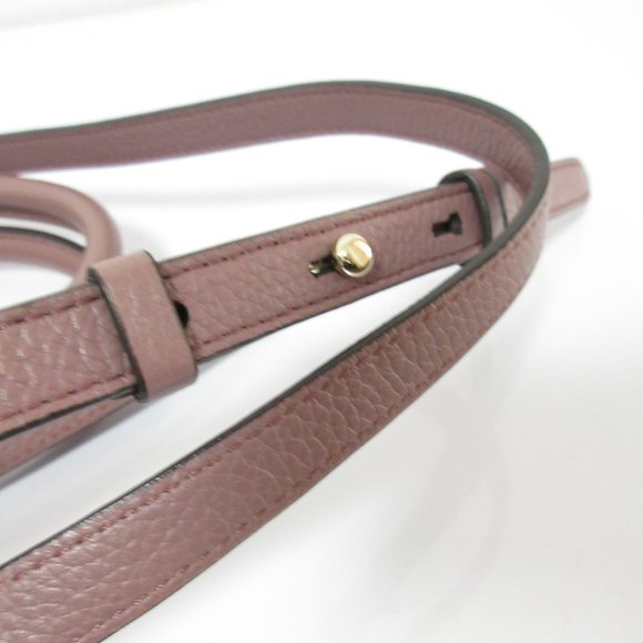 SALVATORE FERRAGAMO Purple Leather Shoulder Bag - Picture 10 of 16